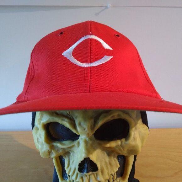 Vintage 90s Cincinnati Reds Diet Pepsi Promo Snap Back Hat - Picture 1 of 7
